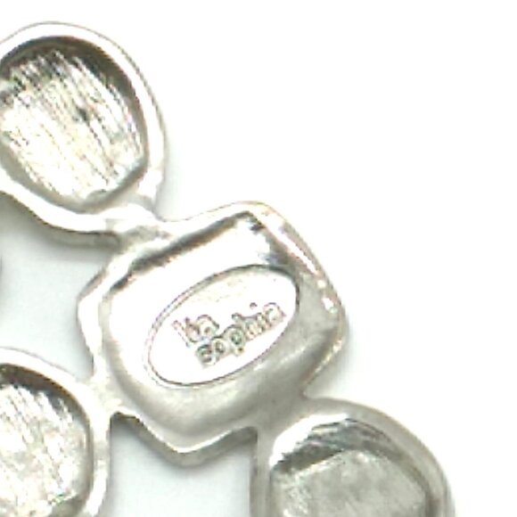 Lia Sophia Enamel Cream Silver-tone Double Layered Link Bracelet - Picture 3 of 9